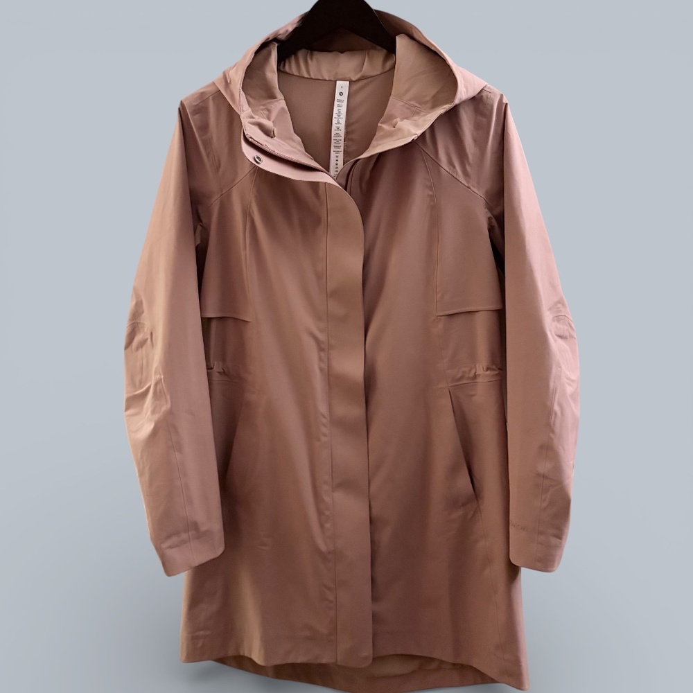Lululemon Rain Rebel Jacket – Pink Clay | Size 8